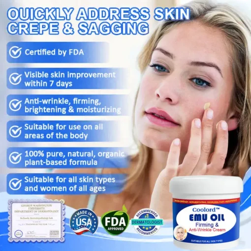 Coolord™ Emu Oil Firming & Anti-Wrinkle Cream