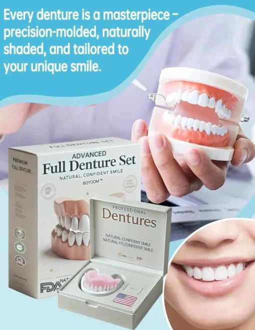 BQYOOM™-🦷Advanced Customized Full Denture Set - Image 9